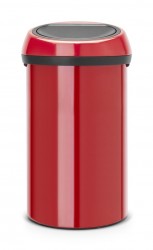 BRABANTIA - PASSION RED DOKUNMATİK ÇÖP KUTUSU 60L (1)