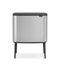 BRABANTIA - BO FPP MATT STEEL DOKUNMATİK ÇÖP KUTUSU 11+23L