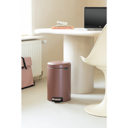 BRABANTIA - NEWICON SATIN TAUPE PEDALLI ÇÖP KUTUSU 12L (1)