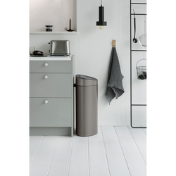 BRABANTIA - PLATINUM NEW DOKUNMATİK ÇÖP KUTUSU 40L (1)